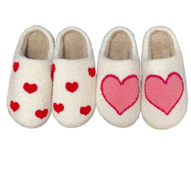 Valentines Love Heart Slippers