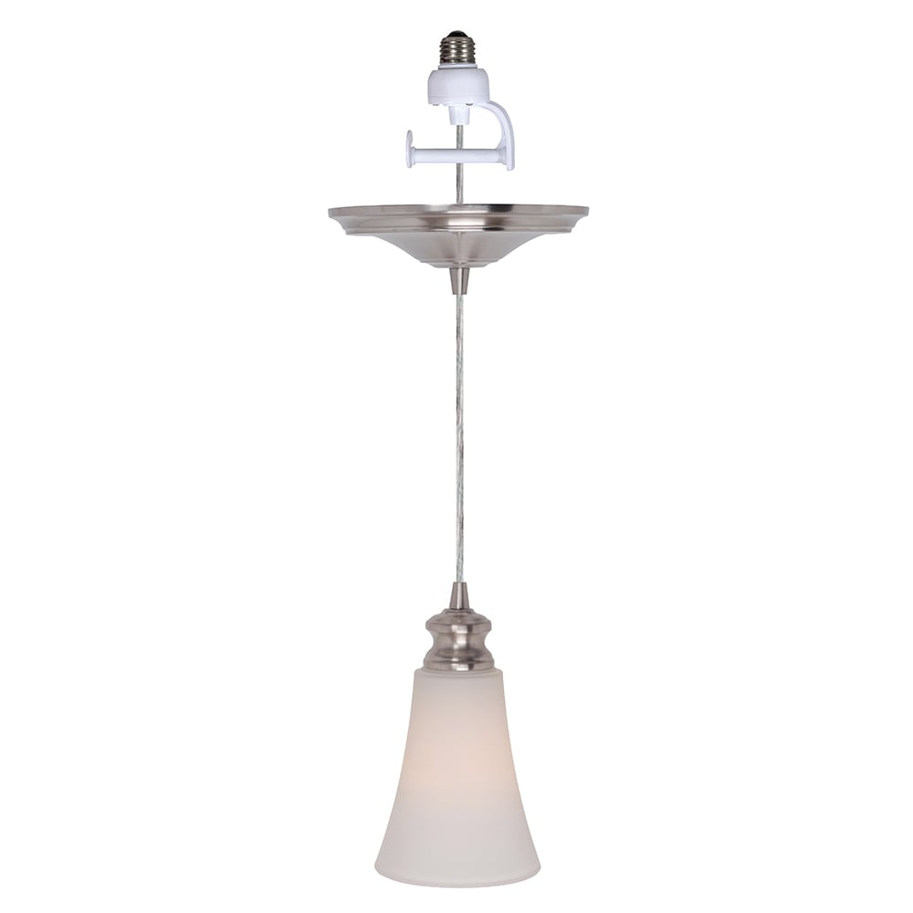 glass flute pendant light