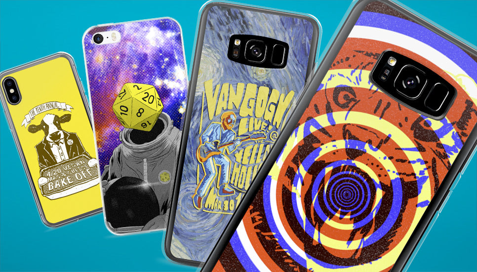 High-Quality iPhone and Samsung Phone Cases featuring artwork by Lee Bretschneider