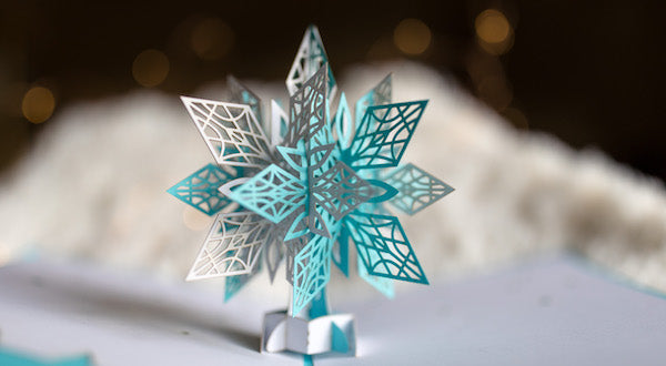 Lovepop Snowflake pop up card