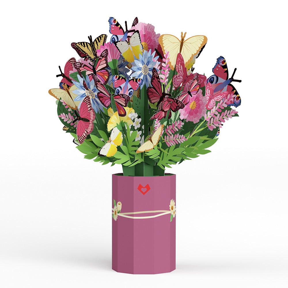 Floral Garden Butterflies Bouquet – Lovepop
