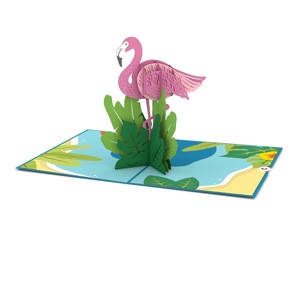 sterk regering Erge, ernstige Flamingo Pop up Card – Lovepop