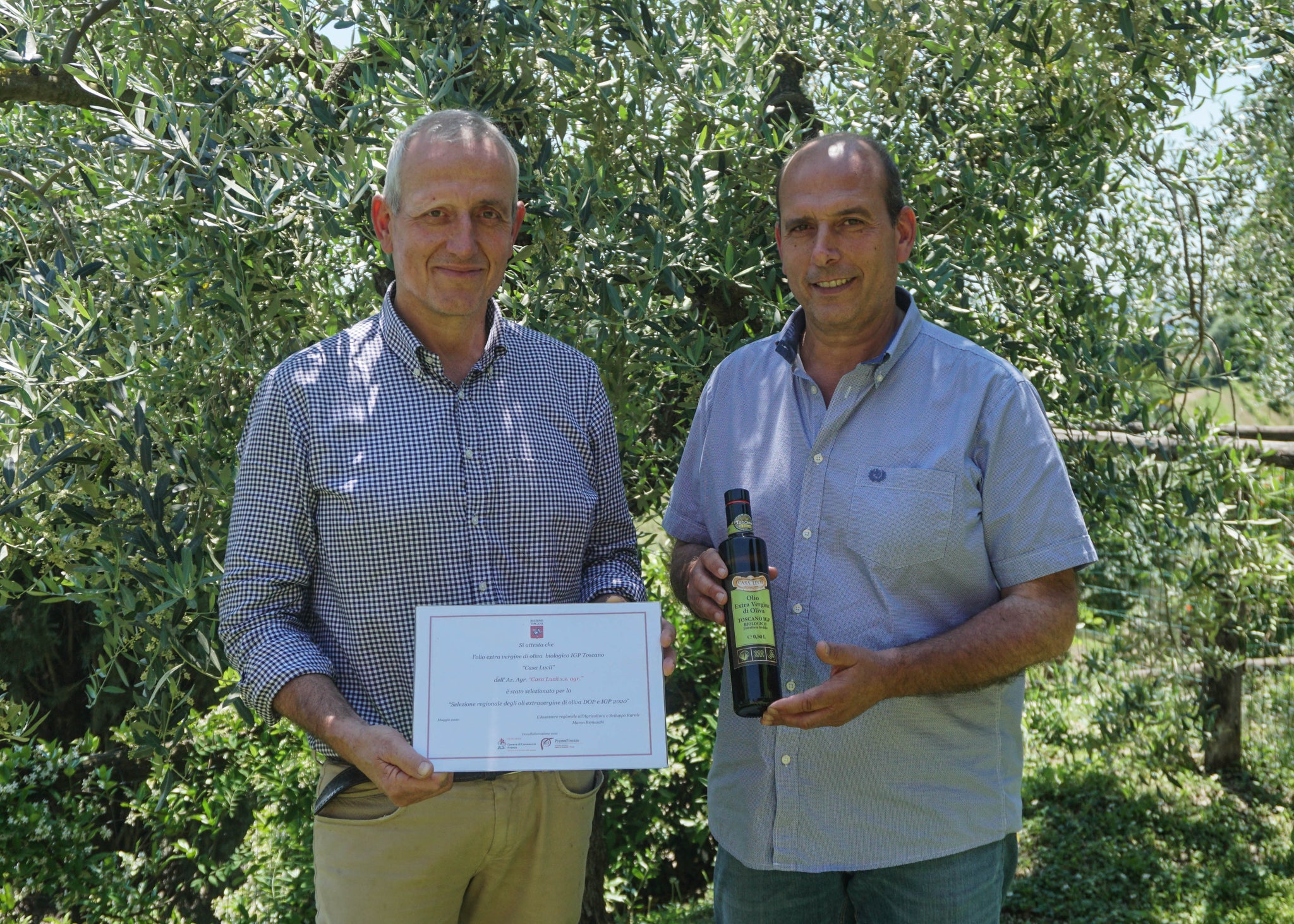 Luca Lucii e Lorenzo Lucii Olio extravergine di oliva Toscana 2020