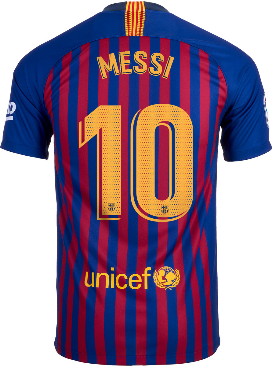 nike lionel messi barcelona home jersey