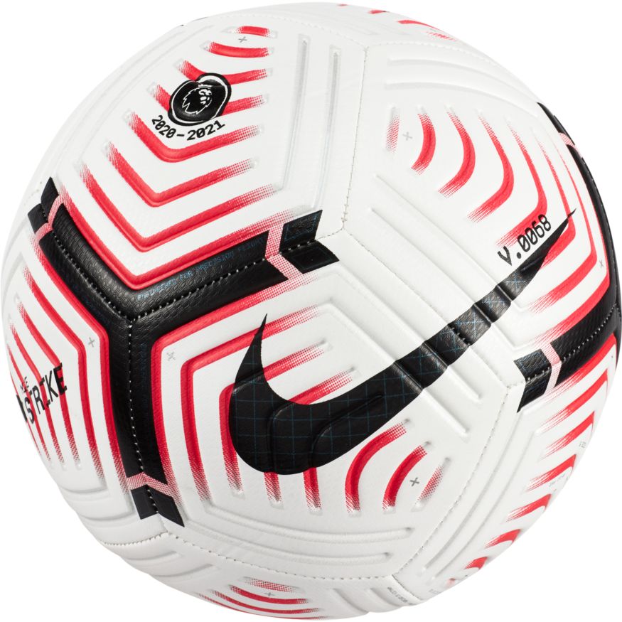 testimonio Mecánico Electrónico Nike 2020-21 Premier League Strike Soccer Ball - White/Laser Crimson/B –  Soccer Zone USA
