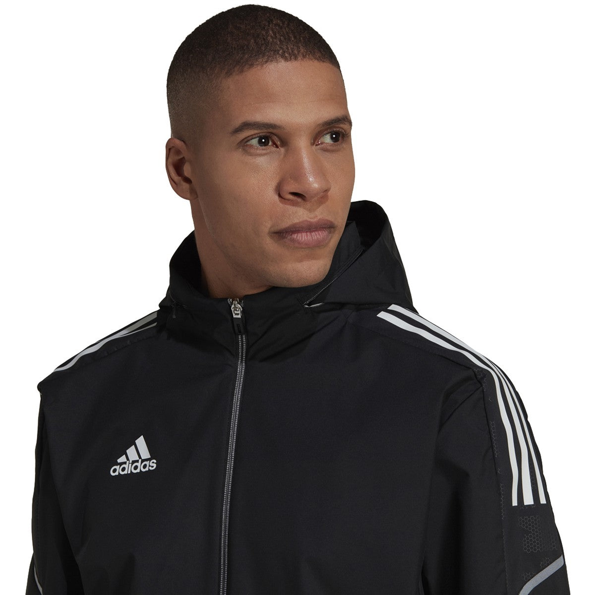adidas Condivo All Weather Jacket - Black/White GE5413 – Soccer Zone