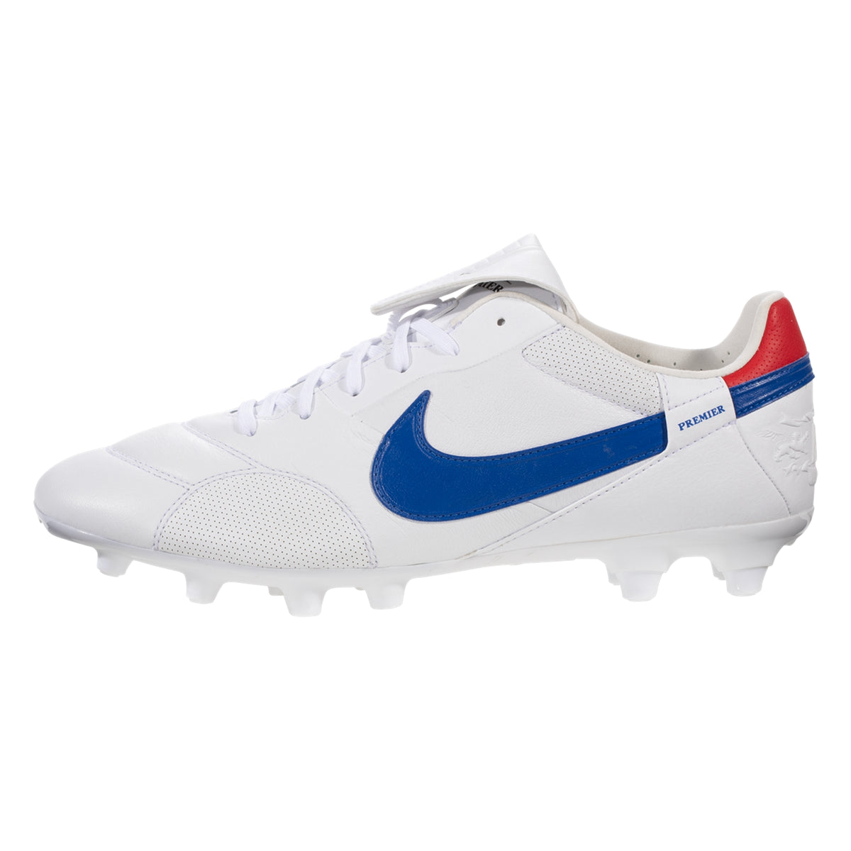 tempo erectie Intrekking Nike Premier III FG Firm Ground Soccer Cleat - White/Game Royal/University  Red AT5889-146 – Soccer Zone USA