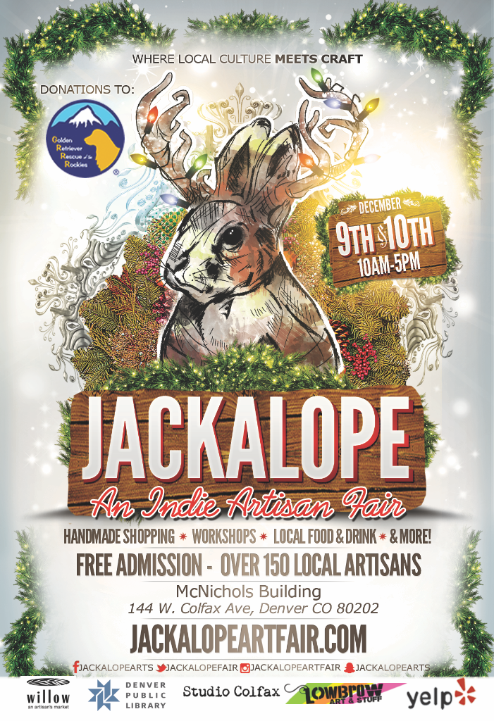 Jackelope Arts Fair at McNichols Building with Equillibrium Holiday 2017