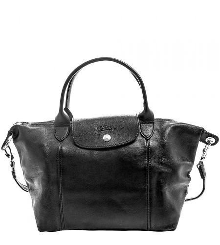 longchamp cuir black