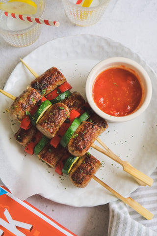 HECK BBQ Pork Sausage Skewers