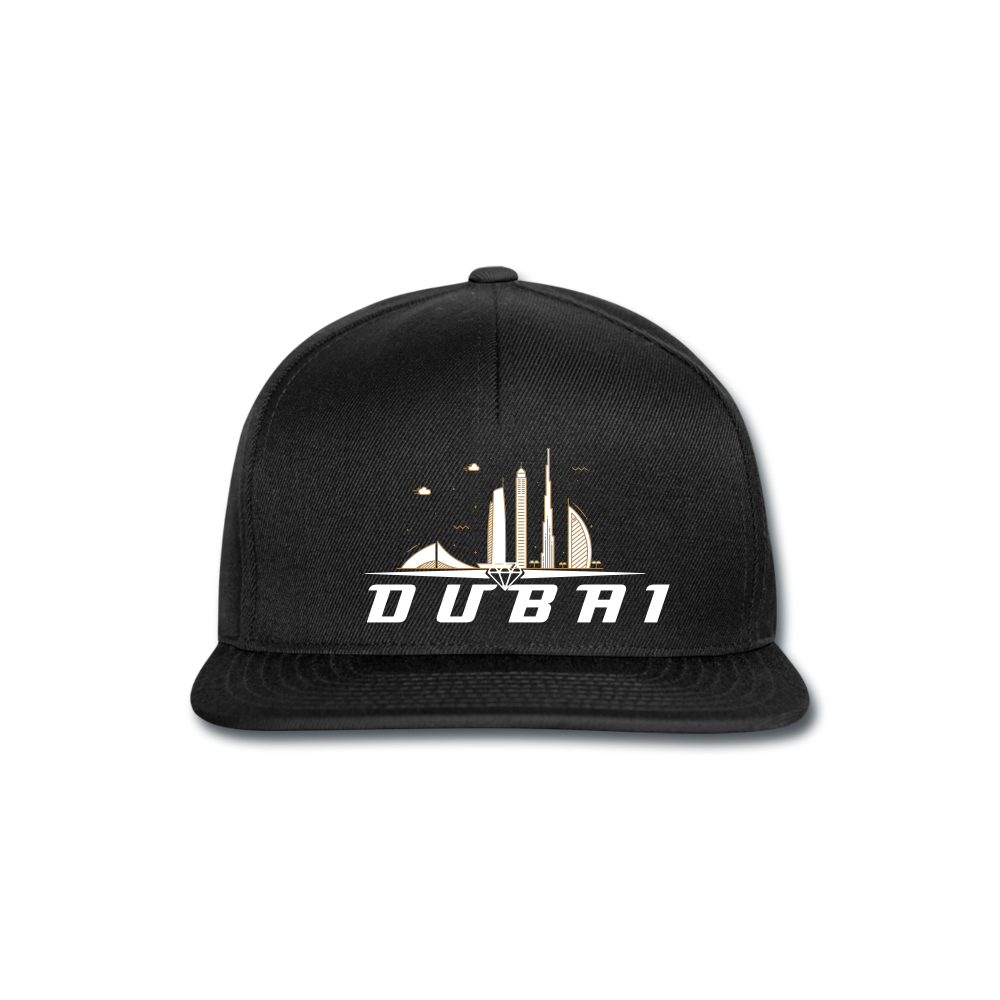 Snapback Cap - Schwarz/Schwarz