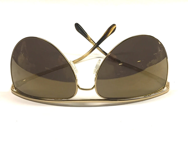 OLIVER PEOPLES for BALMAIN 2 Gold Metal Mirrored Lenses Unisex Sunglasses  Style #5035/7D