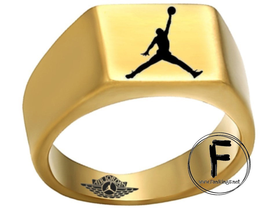 Air Jordan Ring Jordan Logo Ring, GOLD 