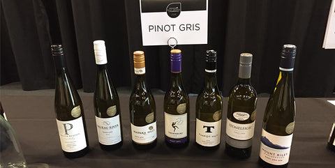 Air New Zealand Wine Awards - Press Tasting Gold Pinot Gris Line Up