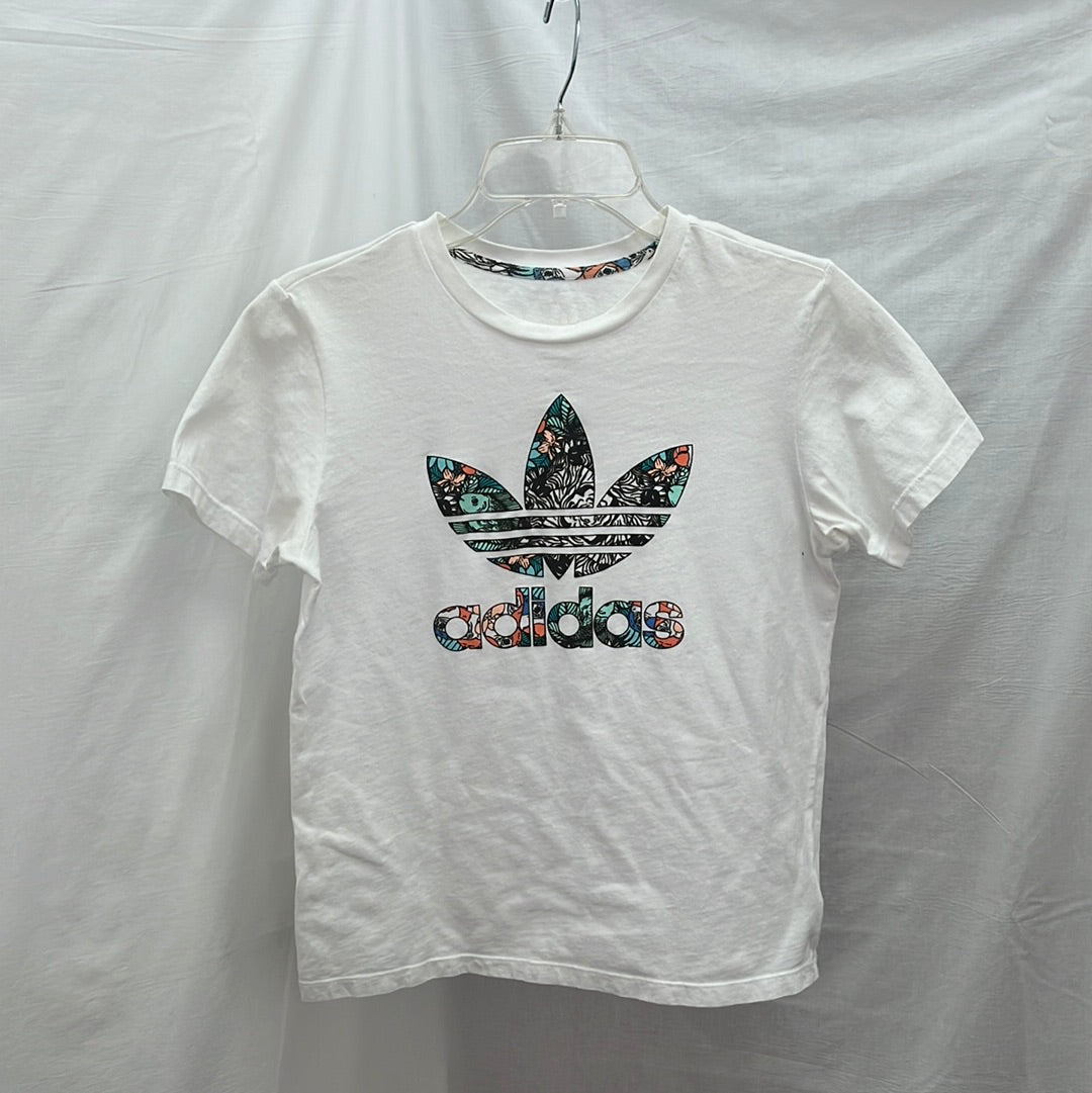 Adidas Originals Tropical Reef Trefoil Design White T-Shirt Women's – CommunityWorx