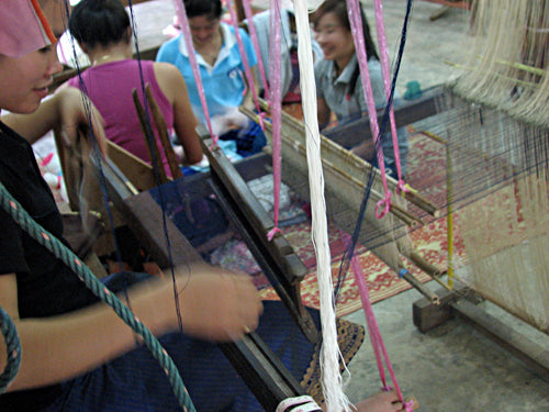 visiting fair trade producers in Laos