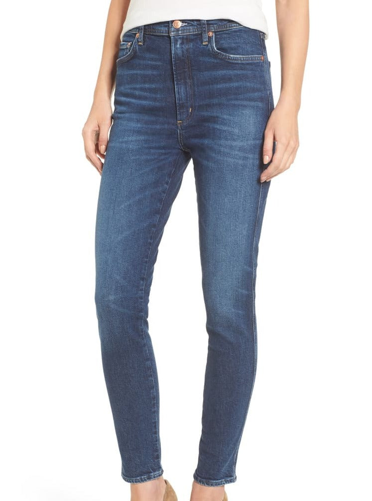 agolde roxanne super high rise skinny jeans