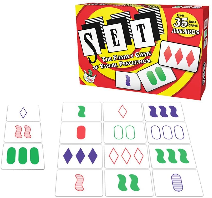 SET: The Family Game of Visual Perception – cuts and toys