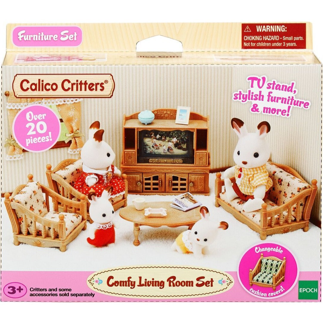 calico critters living room accessories set