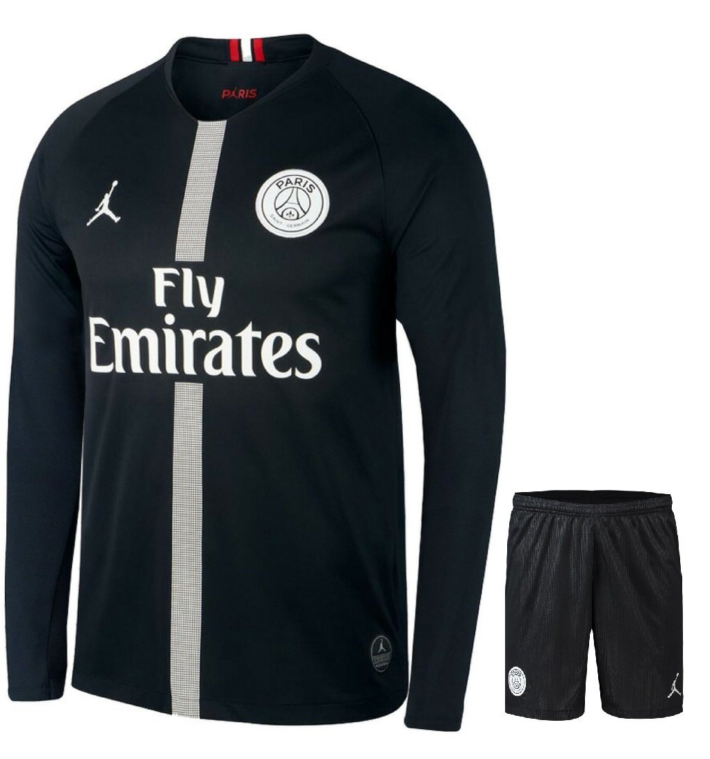 psg black jersey full sleeve