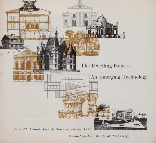 'The Dwelling House' brochure for MIT by George Adams