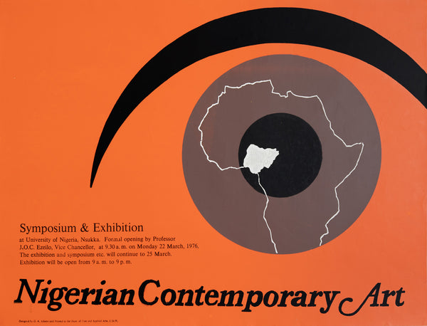 Nigerian Contemporary Art poster by George Adams