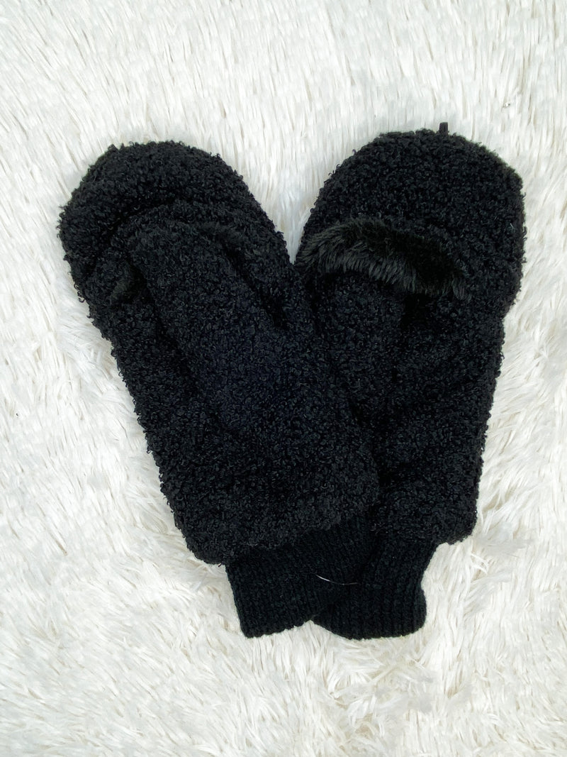 pugs fingerless mittens