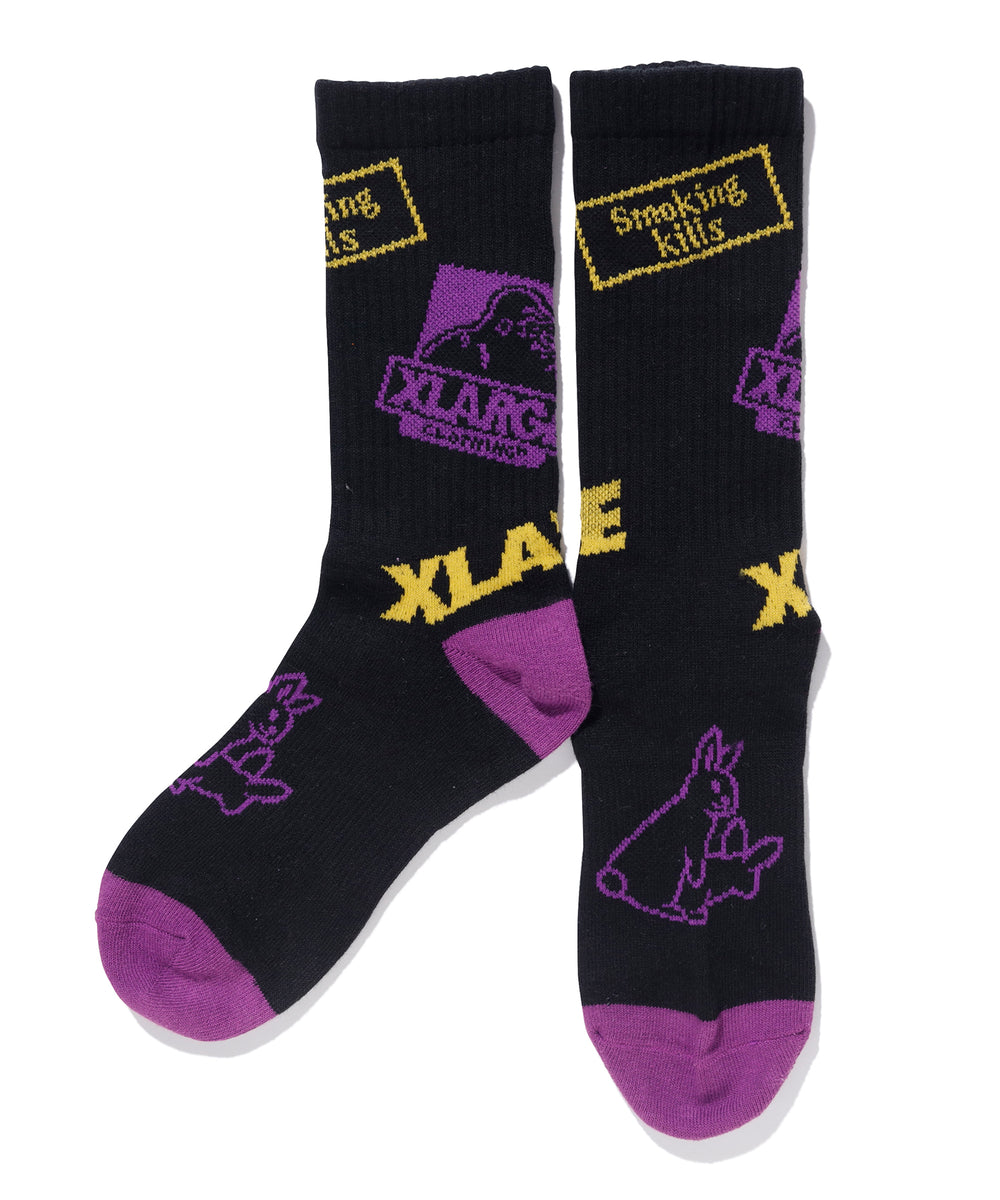 FR2 × XLARGE Logo Socks