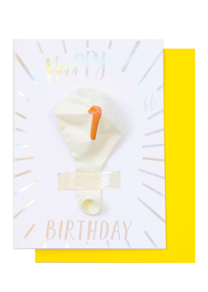 1st birthday card