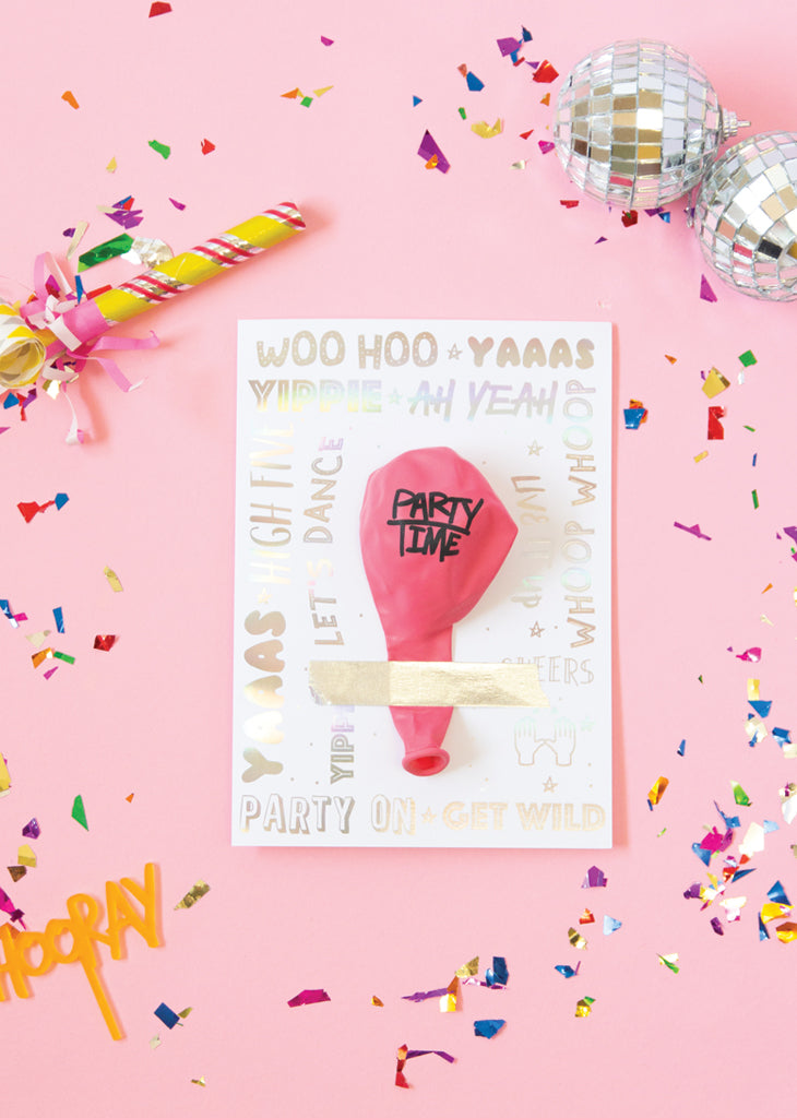 party balloon card