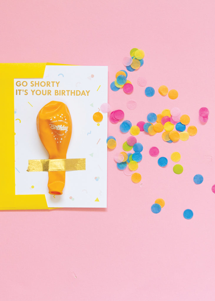 birthday balloon card