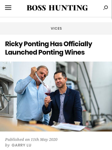 Boss Hunting Article Ponting Wines Launch