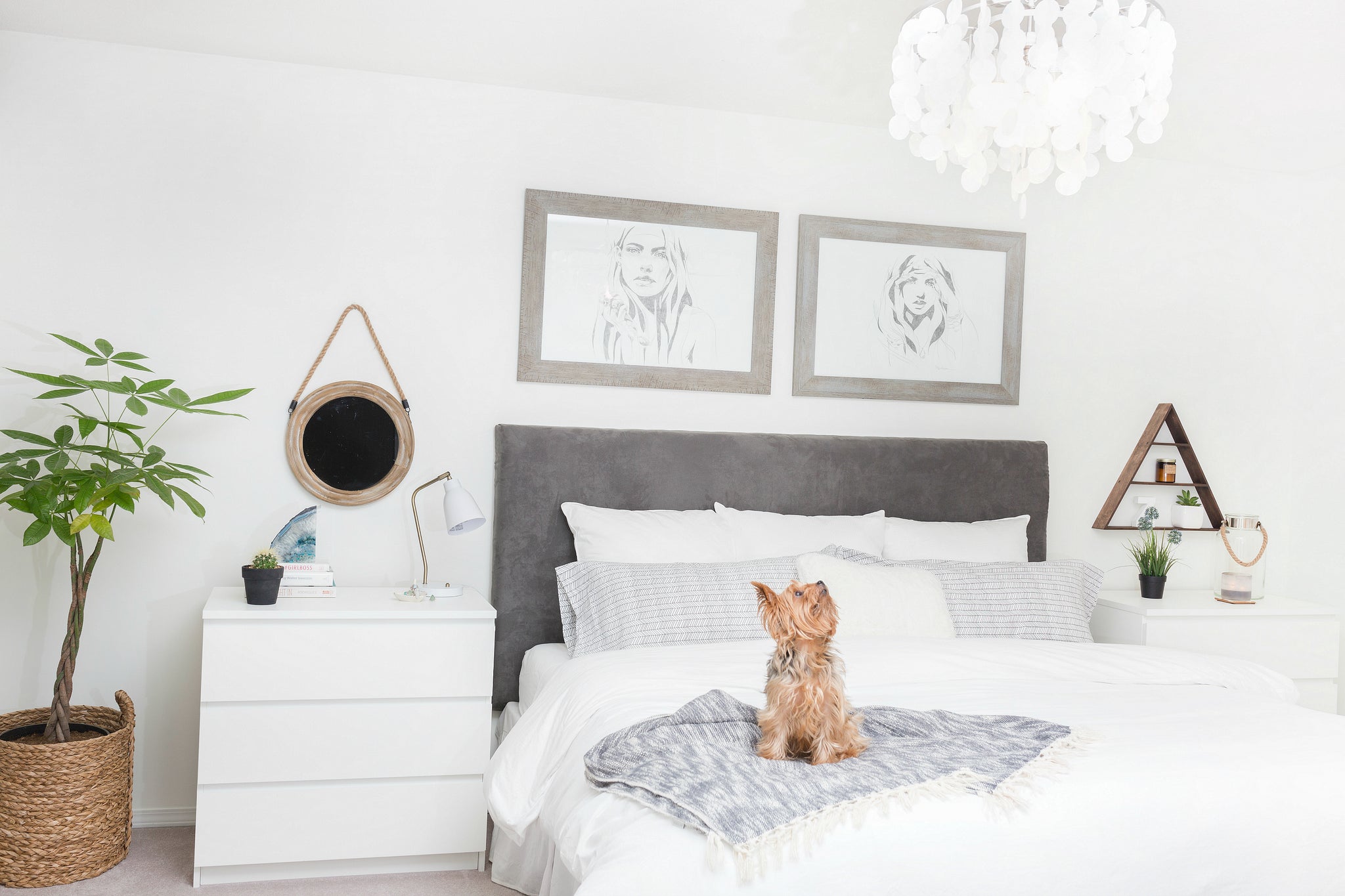 Kelsey's master bedroom reveal on The KV Bijou Blog