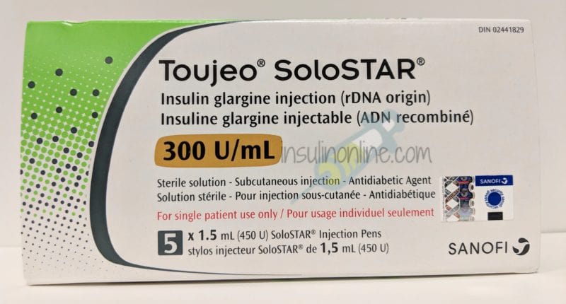 Toujeo Solostar 300ui Ml Pen 3s View Usage Side Effects Price And Substitutes Buy Online 