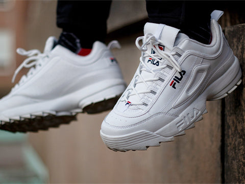 fila scarpe bianche alte