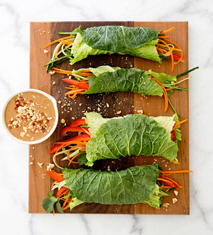 Spicy Cabbage Wraps - The Gourmet Box