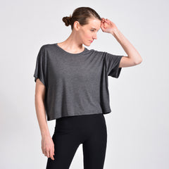 Sense crop boxy tee