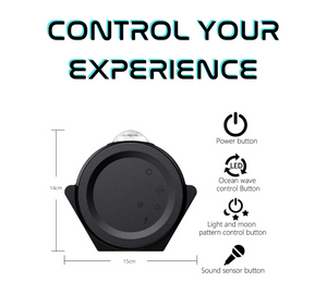 Galaxy projector 4 control buttons