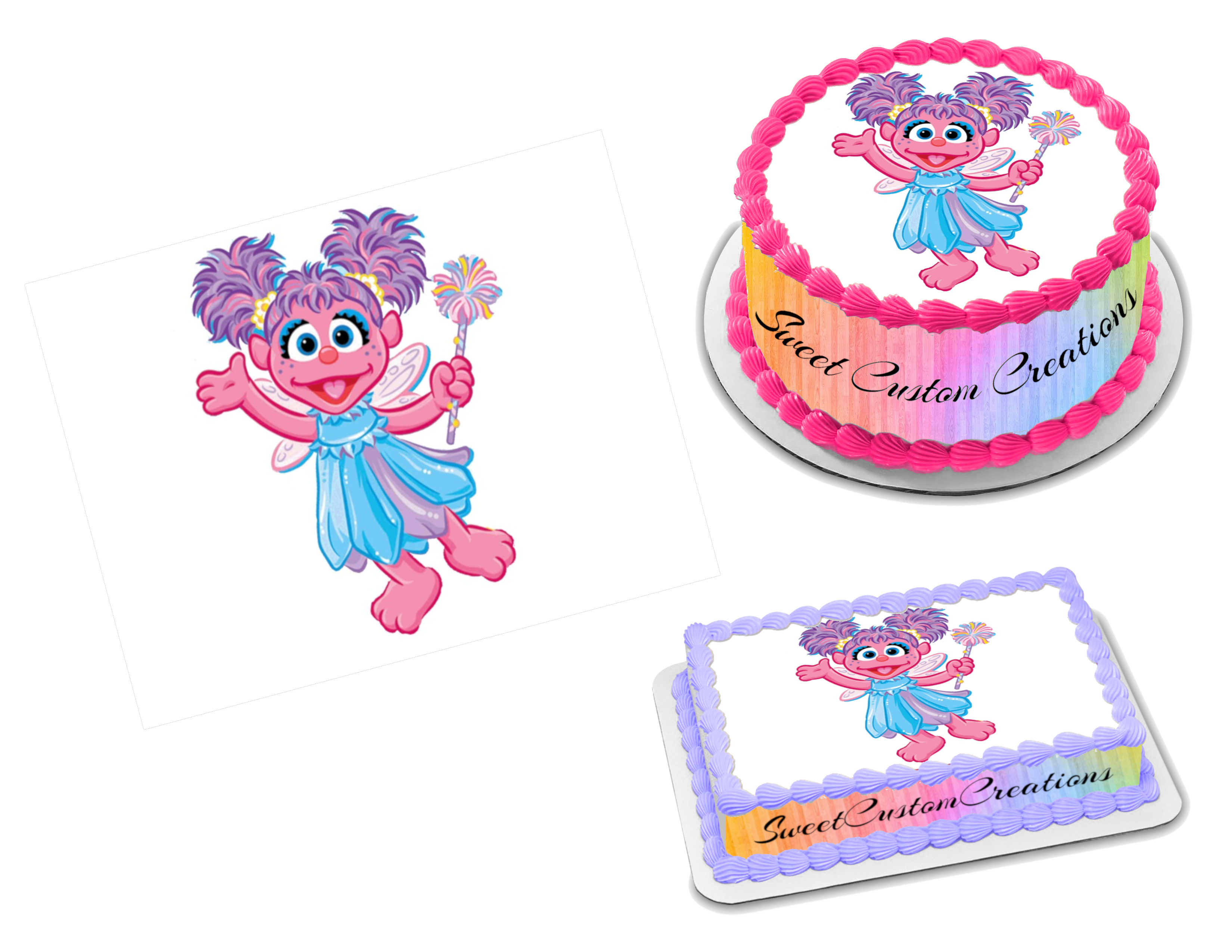 sesame street coloring pages abby cadabby cupcakes