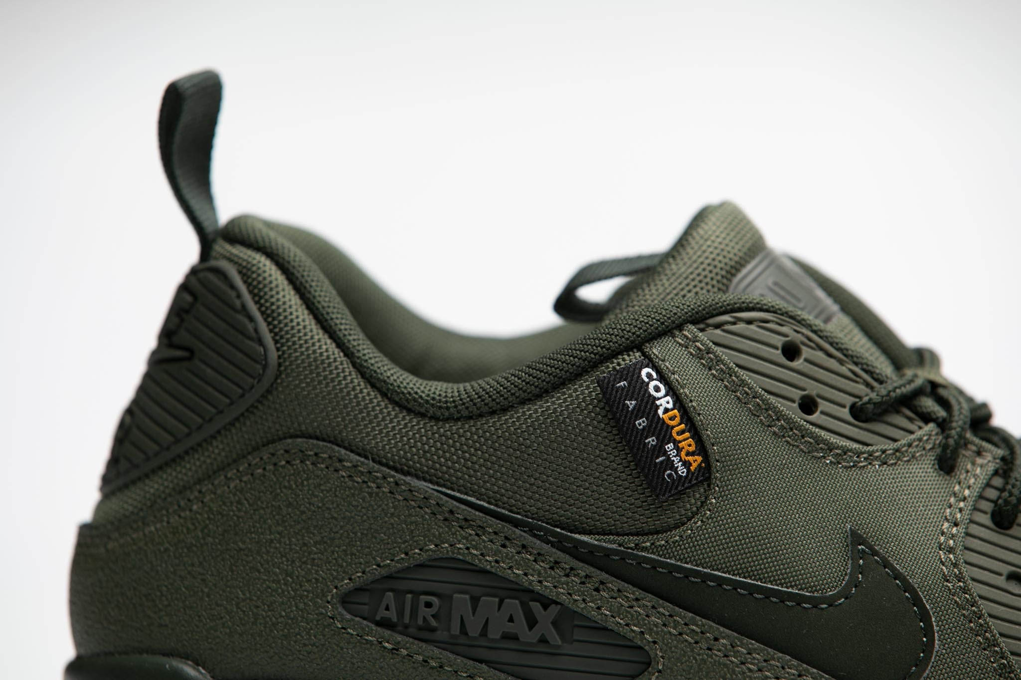 olive green and black air max 90
