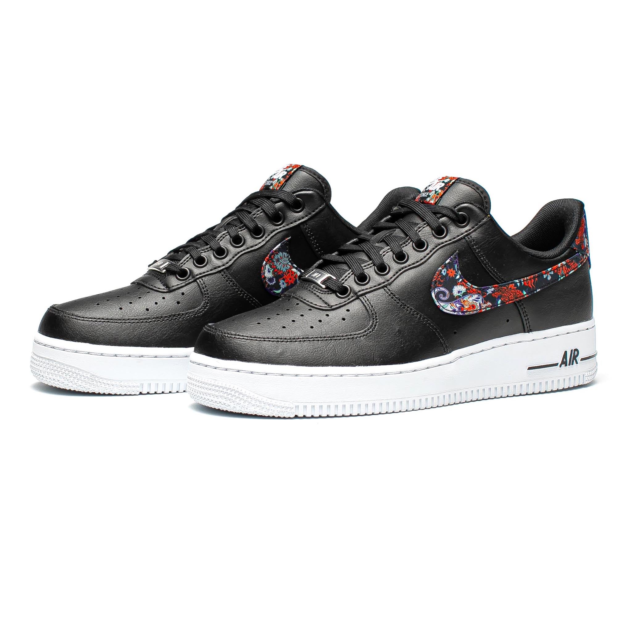 nike air force 1 low black floral