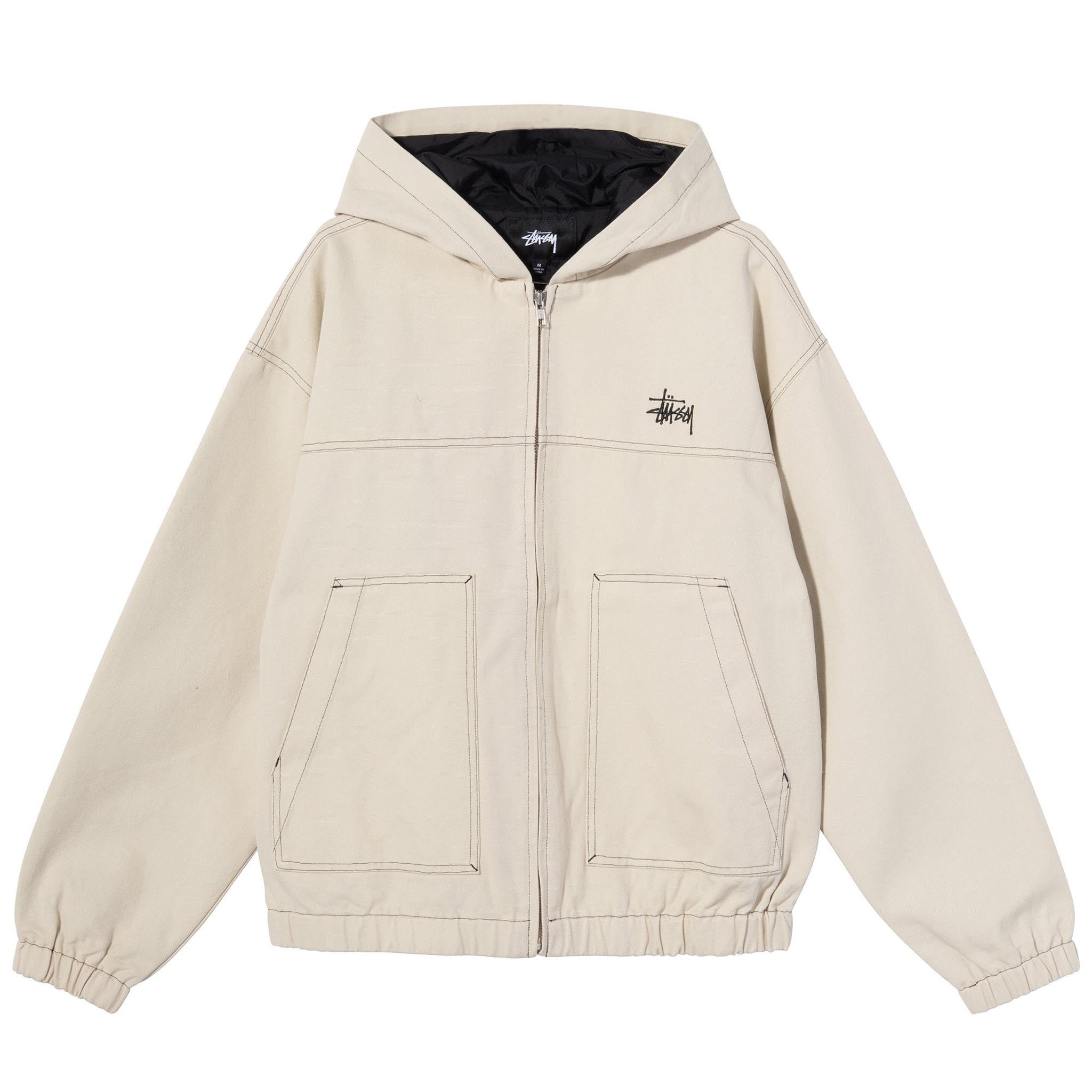 Stussy Canvas Work Jacket Natural