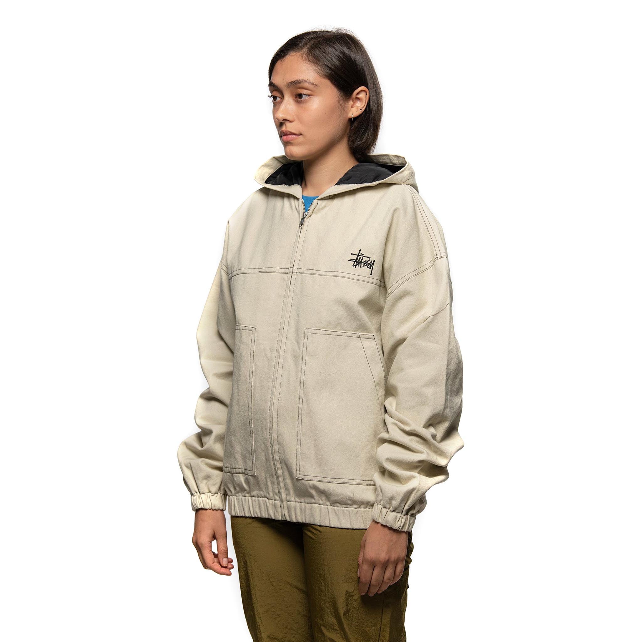 Stussy Canvas Work Jacket Natural