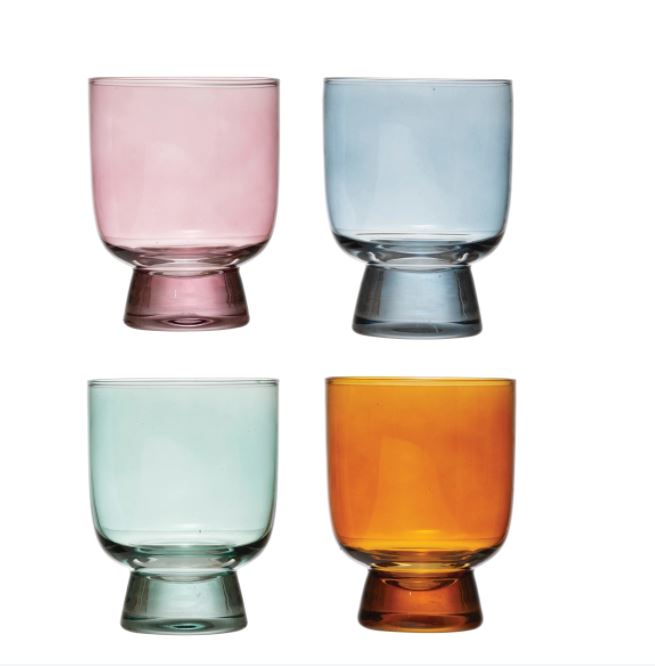 coloured drinking glasses kmart