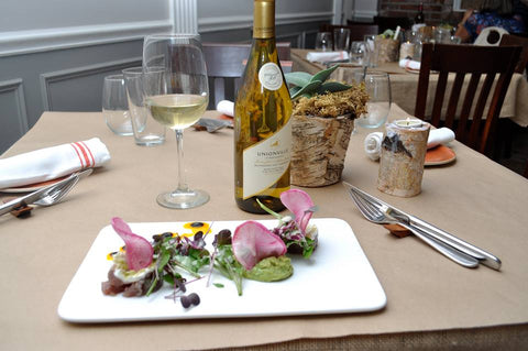 New Jersey wine at farm to table restaurant
