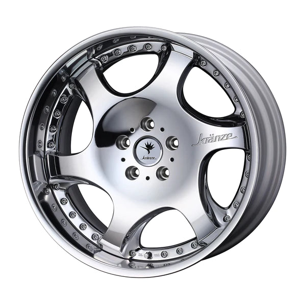 WedsSport Kranze Bazreia Wheel 19x9.5 | +26 | 5x114.3 - Silver Polish