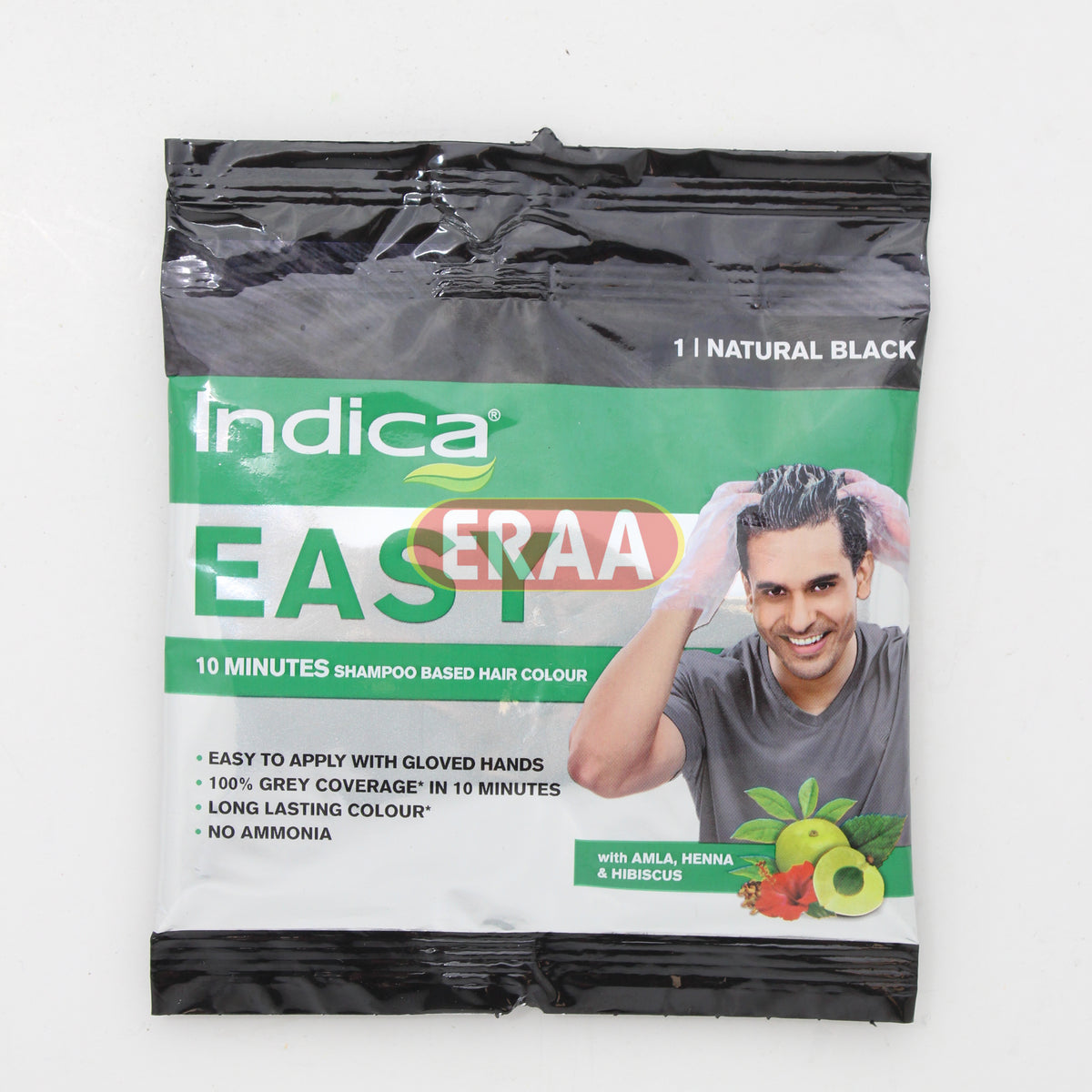 Indica Easy Natural Black Hair Dye 18ml – Eraa Supermarket