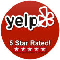 5 Star Rated on Yelp