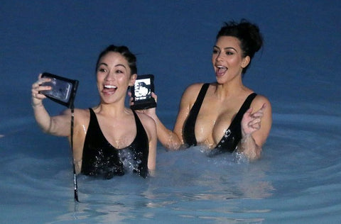 Kim Kardashian and Kourtney Kardashian Waterproof Phone Case Iceland