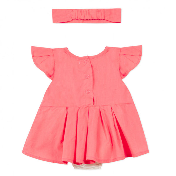 baby girl coral dress